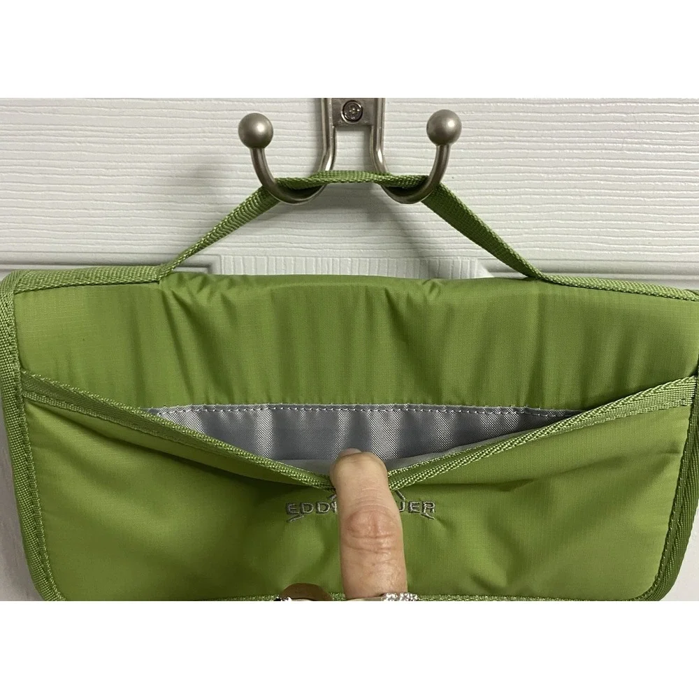 Eddie Bauer Outdoor Travel Wallet- Nylon- Full‎ Zip- Cards/Phone Holder 9.5x5x1